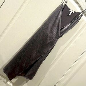 LEITH wrap metallic mini dress! Size XS